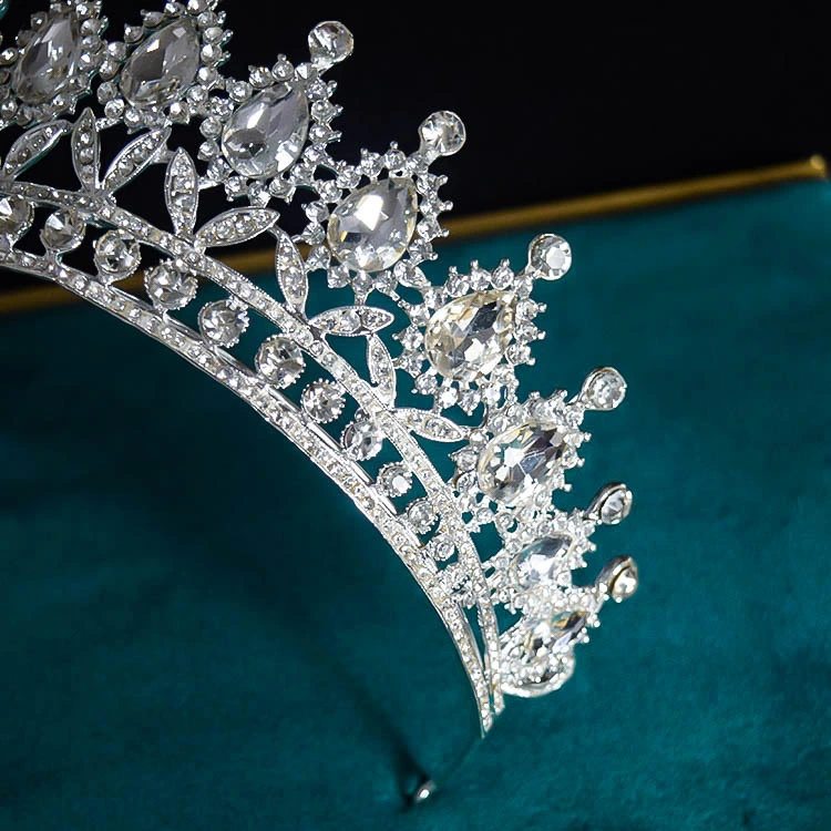 European Crown Bridal Headdress Rhinestone Hair Accessories Bridal Wedding Accessories