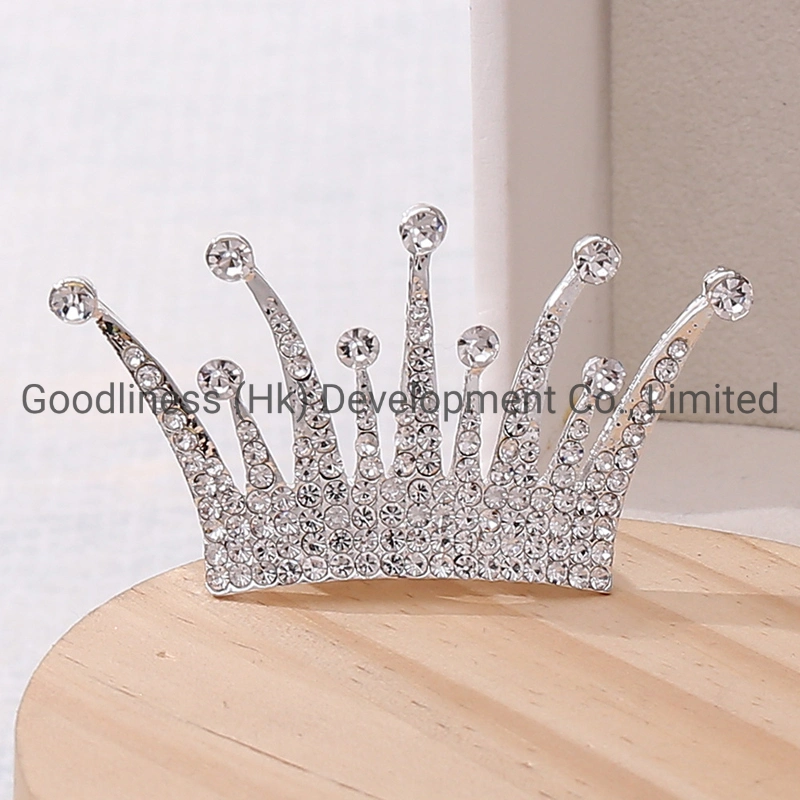 Sparkling Rhinestone Kids Baby Birthday Party Decorations Tiara Crown Hair Combs Fashion Hair Accessories