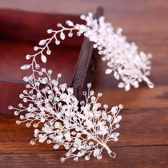 Stirnband Party Braut Tiara Schmuck Hochzeit Haarschmuck